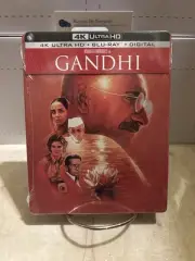 New Gandhi 4K SteelBook UHD Blu-ray 4-Disc Set [1982] No Dents - Ships Next Day