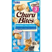 Inaba Chicken Wraps Tuna With Scallop Churu Bites Cat Treats 3pk