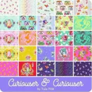 Free Spirit Tula Pink Curiouser & Curiouser Daydream 24 Fat Quarter Bundle