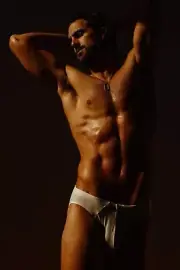 [C006] Handsome Man Cute Male Model Showing Off Body Physique Art Photography