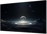 Screen 72 Inch~150 Inch Big Size Home Theater Video Laser Projector 4k Screen Fixed Frame for Living Room Office Projection Screens(110 inch)