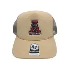 47 Brand Alabama Crimson Tide - Khaki Foam Mesh Rope Trucker Snapback Hat