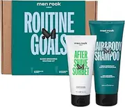 Men Rock The Life Shaver Gift Set – Barber Standard Wet Shave Kit with 100ml Shave Cream, Synthetic Shaving Brush, Drip Stand – Sandalwood & Spicy Black Pepper Fragrance