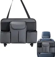 Car Back Seat Organizer | Multi-Pocket Bottle Bag - Headrest Dangling Pouch, Multifunctional Backseat Tissue Box For RV Sedan Truck