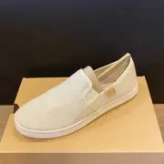 UGG Luciah Natural Slip On Flats Sneakers Shoes 11 New