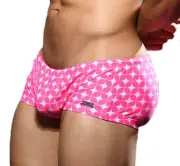 Andrew Christian Pink Mens Skimpy Viceroy Trunk Medium Stylish Limited Classic
