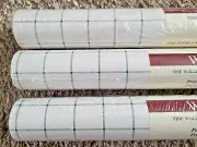 Vintage Waverly Wallpaper Pre-pasted Double Rolls Windowpane Hunter Green check