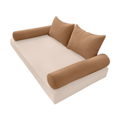 |COVER ONLY| STYLE 4 Queen Bolster Pillow Daybed Porch Swing Pipe Trim AD104