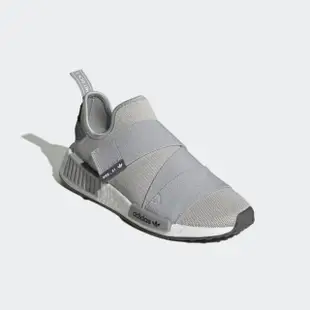 【adidas 愛迪達】運動鞋 慢跑鞋 休閒鞋 女鞋 灰 NMD_R1 W strap(GW9470)
