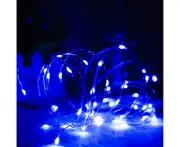 Blue Led String Lights Battery Operated 50 Micro Led String Lights 5M Led String Lights With Battery