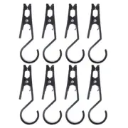 8 Pcs Heavy Duty Tent Lights Hook Canopy Clip Camping Clips Tent Accessories