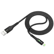 S24 USB to 8 Pin Interface Celestial Charging Data Cable, Length: 1.2m (Black)