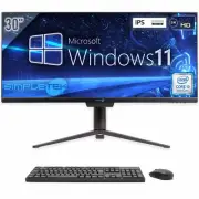 Aio All IN One I3 21:9 Ultrawide 30 " Windows 11 8gb 120gb 2k IPS Wifi 6 PC BT _