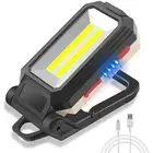 COB LED Work Light Flashlight Torch Rechargeable Inspection Magnetic Light