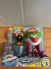 Imaginext DC Super Friends Batman The Joker Funhouse Playset Color Changers New