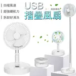 USB摺疊風扇 折疊風扇 迷你USB電風扇 超靜音風扇 USB風扇 小型風扇 充電風扇USB 落地扇 四檔風速 超強續航