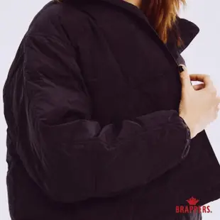 【BRAPPERS】女款 短版立領羽絨外套(黑)