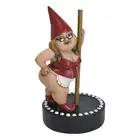 Resin Dwarf Miniature Sculptures Pole Dance Gnome Home Art Fairy Figurines Decor
