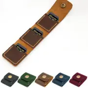 Leather Memory Card Box Holder Case Micro Wallet Pouch Storage SD Carrying Case