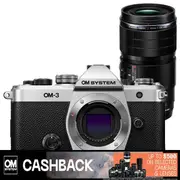 OM System OM-3 Camera w 90mm F3.5 Macro Lens
