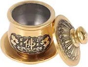 PHENOFICE Buddhist Offering Cup Copper Altar Water Cup for Ritual Use Present for Buddhist Families and Friends for Home Decor