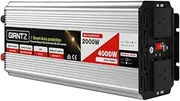 Giantz Power Inverter, 2000W/4000W 12V to 240V Electric Portable Pure Sine Wave Inverters Adapter Convertor Camping Car Boat Caravan Laptop Accessories, Convenient USB Output Silver