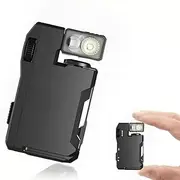 G5 Rechargeable EDC Flashlight, G5 Magnetic Mini Flashlight, 400 Lumens Super Bright Rechargeable Mini Torch with 3 Modes, Keychain Flashlight for Outdoor Emergency Daily Carry (Black)
