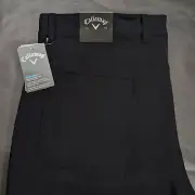 Callaway Opti-Dri Sorona Peroformance Golf Pants Men's Black Size 38x30 Caviar