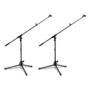 2PK Hercules MS540B Low Profile Tripod Microphone Stand/Holder w/ Boom/Mic Clip