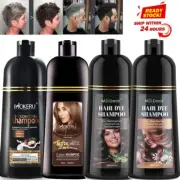Mokeru Permanent Hair Dye Color Shampoo Natural Coconut/ Argan Oil Essence Dying