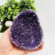 Extra Large Natural Amethyst Cluster Cut Base Quartz Crystal Reiki Rock Specimen