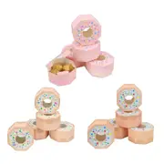 100pcs Wedding Candy Boxes Gift Packaging Doughnut Biscuit Box Paper Party Favor