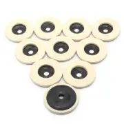 10pcs 4Inch Buffing Pads Disc Angle Grinder Tool Wool Felt Polishing Wheel