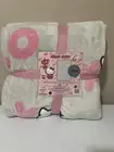 Sanrio Hello Kitty Gray XOXO Valentines Twin Size TikTok Plush Blanket