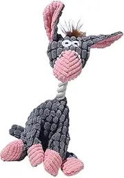 Chew Toys for Dogs - Indestructible Chew Toys Plush Squeaky Toys - Teething Toy Interactive Soft Dog Toys for Indoor Puppy & Large Dogs