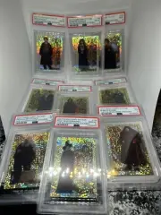 2001 Panini Harry Potter Sticker PSA Lot 9 Complete Holo Foil Set Sequential 10