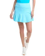 IBKUL Mini Check Print Flounce Skort