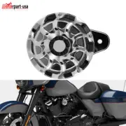 NEW Chrome Motorcycle Horn Speaker Cover Fit For Harley Honda Big Twin Universal