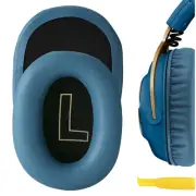 Geekria Protein Leather Ear Pads for Logitech G Pro X Headphones (Blue)