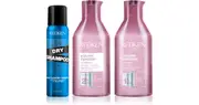 Redken Volume Injection Value Pack for Hair Volume Volumizing Conditioner 300ml + Volumizing Shampoo 300ml + Dry Shampoo for Oily Hair 91g