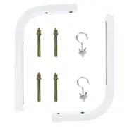 2 Pcs Adjustable Screen Holder Universal Mounting Bracket Wall Projector