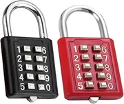 Holibanna 2pcs Travel Luggage Locks Combination Padlock Outdoor Safe Locks 10- Number Metal Portable