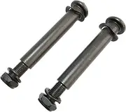 Elliptical Replacement Parts,1 Pair Black Sturdy Elliptical Bolts - Fitness Trainer Accessories, Indoor Bike Hardware Set, Professional for Women Men