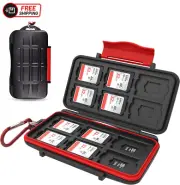 Kiorafoto Professional Water-Resistant Anti-Shock Holder Storage SD SDHC SDXC TF