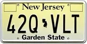 The Sopranos | 42Q VLT | Metal Stamped Number Plate