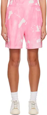 Wellness patterned shorts XS Pink