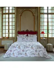 Anne de Solne Cotton Percale 200 Thread Count Perle Lune Duvet Cover