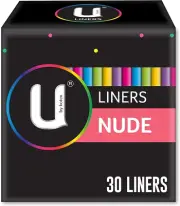U by Kotex Nude Liners White 30 Pack