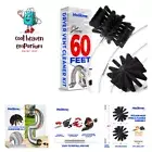 60 Feet Dryer Vent Cleaner Kit,Lint Remover Flexible Brush and Drill Attachme...