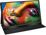 Portable 15.6'' IPS Gaming Monitor 1080P Display USB Type-C HDMI Second Screen
